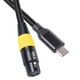 thumbnail image 2 of Cable USB C una XLR Hembra Tipo C Macho una XLR Hembra de 3 Conector de Cable de MicróFono Cable de Datos de Audio de Computadora 3 Metros, 2 of 5