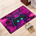 thumbnail image 3 of XMXY Area Rugs Doormat Outdoor Entrance, Red Gamer Zone Gamepad Facecloth Non-slip Floor Mat Rug for Living Room Kitchen Sink Area Indoor,72"x48", 3 of 9