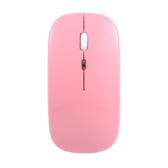 TFixol 2.4G+BT3.0 Wireless Dual-mode Mouse Mute Office Mouse 3-gear Adjustable DPI Built-in Rechargeable Lithium Battery Dark Pink
