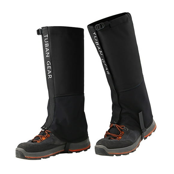 Boots Leg Gaiters Waterproof Adjustable Anti-Tear Snow Boot Gaiters for Outdoor Snowshoeing Hiking Skiing