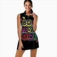 thumbnail image 2 of 80s Party Girl Vintage Retro Eighties Costume Sports Dresses Women Tennis Dress Outdoor Badminton Golf Quick-Drying And Breathable Sports Dress, 2 of 4