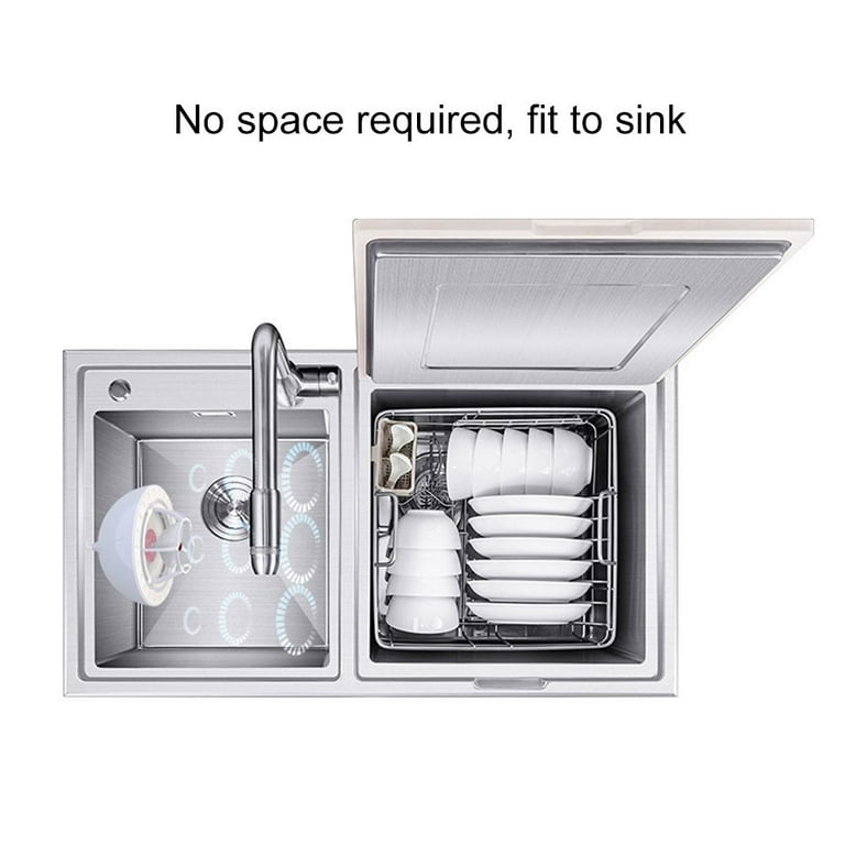 KARLXTOM Portable Countertop Dishwashers, Compact Mini Dishwasher