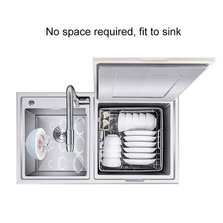 Ccdes Multifunctional Household USB Mini Ultrasonic Dishwasher Dish Washing Machine Cleaner,Kitchen Dishwasher,Dishwasher
