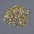 thumbnail image 3 of 200pcs Paper Fasteners Brass Plated Brads Round Metal Brads with Storage Box for Crafts DIY(Gold), 3 of 7