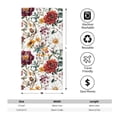 thumbnail image 2 of Polyester Long Towel Multi-Size Water Absorption Good Bright Fluffy Soft For Bathroom Swimming Pool Beach Outdoor Travel Flowers, 2 of 8