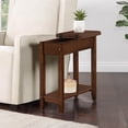 thumbnail image 2 of Pemberly Row Contemporary Wood Flip Top End Table in Espresso, 2 of 7