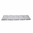 thumbnail image 2 of Ocean Floor Pillow Lounger Cover, Marine Life Themed Abstract Seashells Scallops with Bohemic Prints, Nap Mat Printed Fabric Case for 5 Pillows, 88" x 27", Navy Blue Marigold, by Ambesonne, 2 of 5