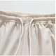 thumbnail image 4 of Pantalones largos de verano de seda helada para hombre, pantalones finos de pierna ancha, pantalones casuales de color liso, pantalones holgados de tubo recto para hombre, pantalones de hombre, 4 of 8
