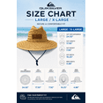 thumbnail image 5 of Quiksilver Men's Straw Hat Wide Brim Outdoor Lifeguard Straw Sun Hat, 5 of 5