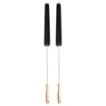 thumbnail image 2 of Dryer Vent Cleaner, 2 Pcs 29.5 Inch Flexible Lint Brush for Dryer Vent, Refrigerator Coil Cleaning Brush, Long Handle Dust & Pet Hair Remover for Trap and Duct, Home Essential, Half-Bristle, 2 of 9