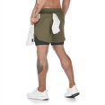 thumbnail image 1 of 2023 Camo Running Shorts Hombres 2 en 1 de dos pisos de secado rápido GYM Sport Shorts Fitness Jogging Workout Shorts Hombres Deportes Pantalones cortos Tan Jianjun unisex, 1 of 2