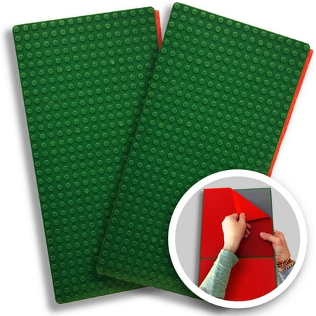 - Peel-and-Stick, Self Adhesive Baseplates - 2 pack (10