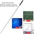thumbnail image 4 of Telescopic Pointer Stick with Hand Lanyard, Teacher Pointer for Classroom, Presentation Pointers for Teachers, Hand Pointer Extendable Pointer Stick Retractable Pointer Pen Whiteboard Pointer (Black), 4 of 5