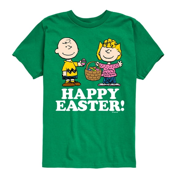 Peanuts - Happy Easter - Toddler And Youth Short Sleeve Graphic T-Shirt