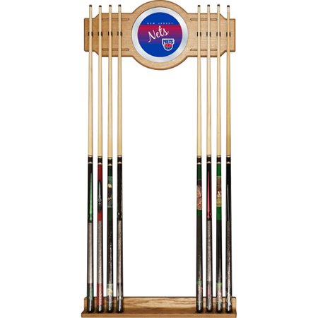 New Jersey Nets Hardwood Classics NBA Cue Rack with Mirror