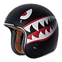 TORc T50 Route 66 34 Helmet with Flying Tiger graphic (Flat Black, XSmall)