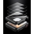 thumbnail image 4 of czcpp-Compatible pour Apple Watch 45mm 41mm Protecteur d'Écran, Étui Rigide PC avec Verre Trempé HD Protecteur Femmes Hommes Protection Montre pour iWatch Séries 8/7 45mm 41mm, 4 of 4