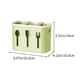 thumbnail image 3 of Thickened Stainless Steel Chopstick Tube Commercial Milk Tea Store Bar Organizer Straw Tube Stick Bucket Knife And Fork Draining Cage, 3 of 6