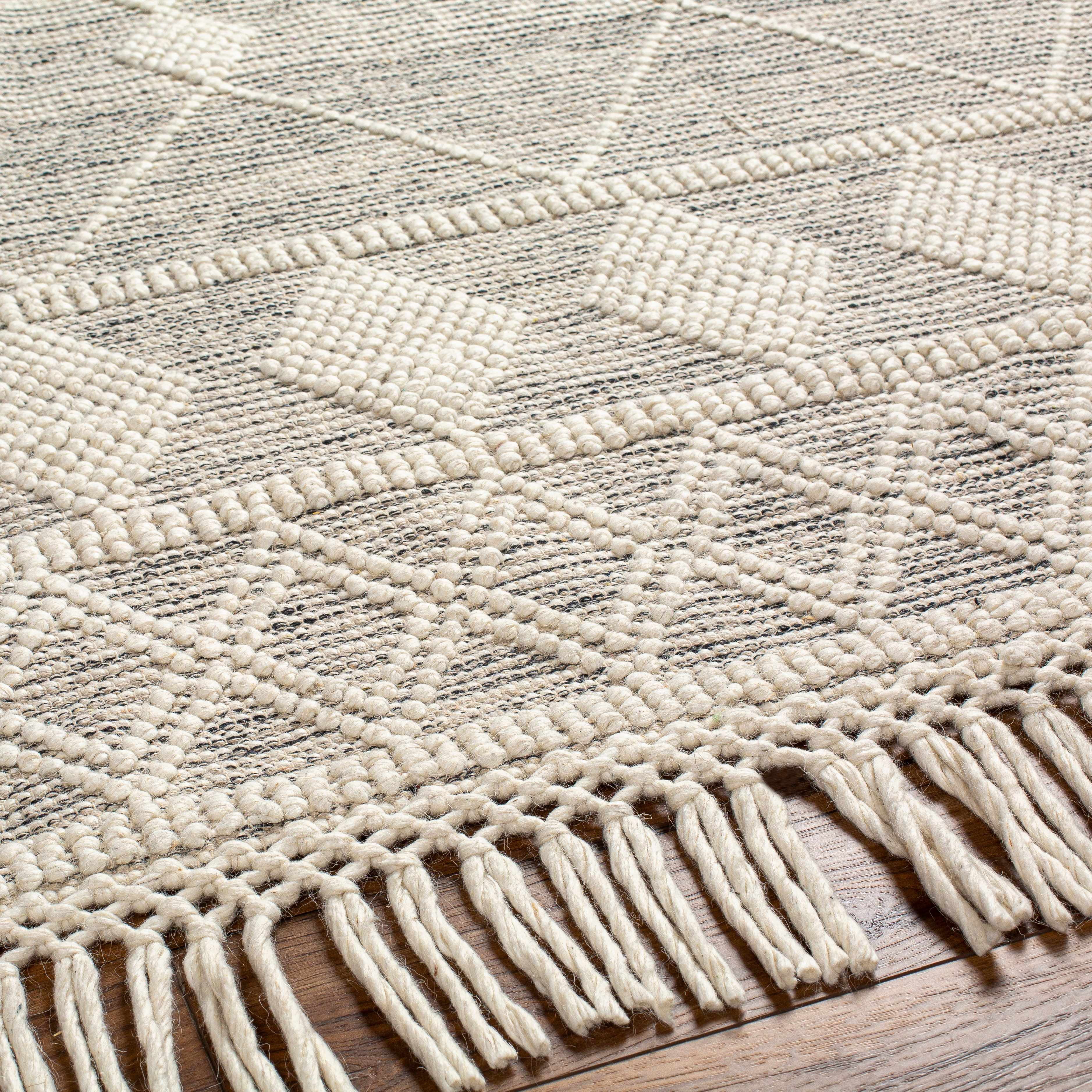 BoutiqueRugs Chofa Bohemian, Transitional Runner Rug - Ivory, Black - 2' x 5' Runner