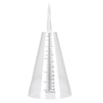 thumbnail image 3 of 1pc Cone Shaped Rain Gauge Plug Measuring Cup Transparent Rainfall Gauge, 3 of 4