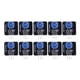 thumbnail image 1 of Módulo LED de 10 piezas, 10 mm, 3,3 V-5 V, bombilla de chip de tablero de luz decorativa para decoración del hogar, MRB050E, azul, 1 of 9