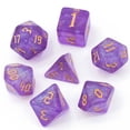 thumbnail image 5 of Cusdie 7-Die Acrylic DND Dice, Sickle Font Polyhedral Dice Set for Role Playing Game Dungeons and Dragons D&D Dice Pathfinder, 5 of 5