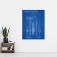 thumbnail image 2 of Wondra Flying Machine 1908 Aircraft Detail Patent Extra Large XL Wall Art Poster Print, 2 of 3