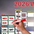 thumbnail image 3 of Póster soulFr Calendario de la Copa Mundial de Fútbol 2026 90 x 60 cm, 3 of 8