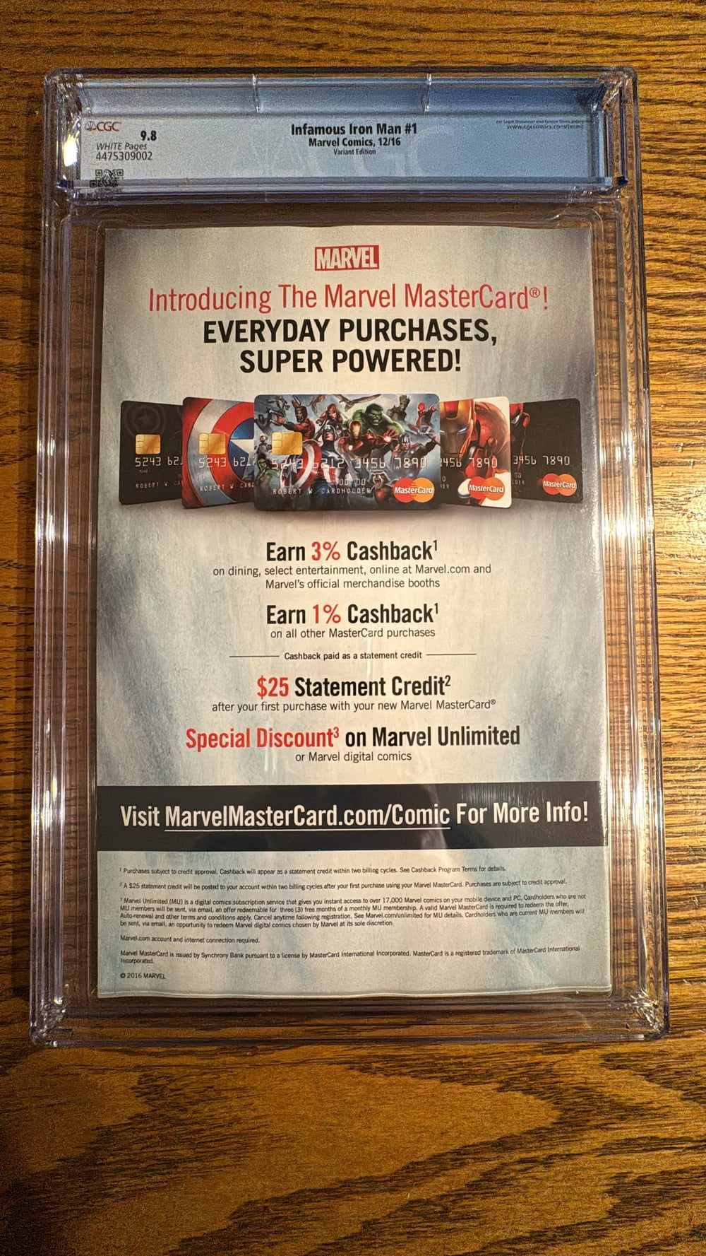 Infamous Iron Man #1 - CGC 9.8 Comic Book