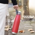 thumbnail image 4 of 37oz Thermos for Hot and Cold Drinks, Coffee Thermos Water Bottle, Wide Mouth Thermal Cups- Leakproof Stainless Steel Insulated Thermos - Commute, Travel, and Picnic Friendly, 4 of 7
