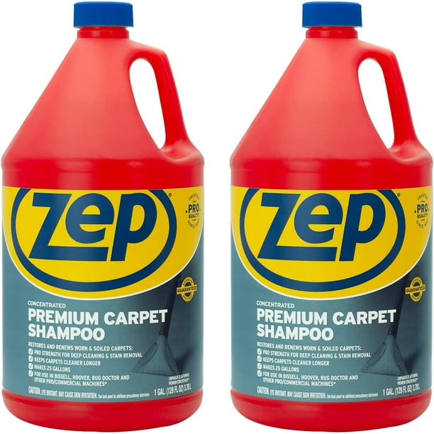 Zep Premium Carpet Shampoo 1 Gallon (Case of 2) ECZUPXC1282 Pro