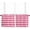 Pink, variant on Pink Striped Kitchen Curtain 24 Inch Length Small Short Cafe Tiers Curtains Drape, Modern Simple Monochrome Geometric White Window Treatment Rod Pocket Drapery Panels Curtains, 27.5x24