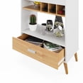 thumbnail image 6 of Boahaus Ashbourne Bar Cabinet with Drawer, Shelves & Wine Rack, Space-Saving Design, 6 of 10