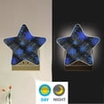 thumbnail image 4 of Star Night Light Auto On/Off Plug-in Wall Light with Light Sensor Warm White LED for Home Party Blue Snowflake Pattern, 4 of 6