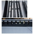 thumbnail image 3 of 5X 1U Horizontal Mount 19 Inch Server Rack , 12 Slot Metal Finger Duct Wire Organizer with Cover, 3 of 6