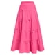 thumbnail image 5 of Vestido de Fiesta de Navidad de las Niñas de Verano Color Sólido Elástico de la Cintura Nudo Completo Falda Vestido Midi, Lindo Traje de Vacaciones, 5 of 8