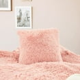 thumbnail image 6 of BLEUM CADE Luxury Fluffy Fuzzy King Bedding Comforter Set,4 Pieces Shaggy Duvet Cover Set,Furry Plush Velvet Comforter Cover with Zip Closure,King,Pink, 6 of 7
