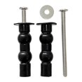 thumbnail image 1 of Juego de 2 tornillos y pernos para asiento de inodoro. Fácil instalación. Accesorios de alta fiabilidad. Doble bola brillante, 1 of 9