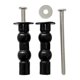 thumbnail image 1 of Juego de 2 tornillos y pernos para asiento de inodoro. Fácil instalación. Accesorios de alta fiabilidad. Doble bola brillante, 1 of 9