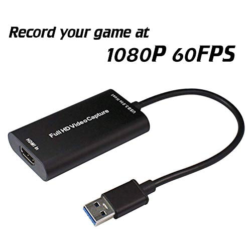 Partilink Hdmi Video Capture Device Usb 3 0 1080p 60 Fps Video Audio Grabber For Xbox Ps4 For Vlc Use Only V2 2 6 Or Older Versions Walmart Com Walmart Com
