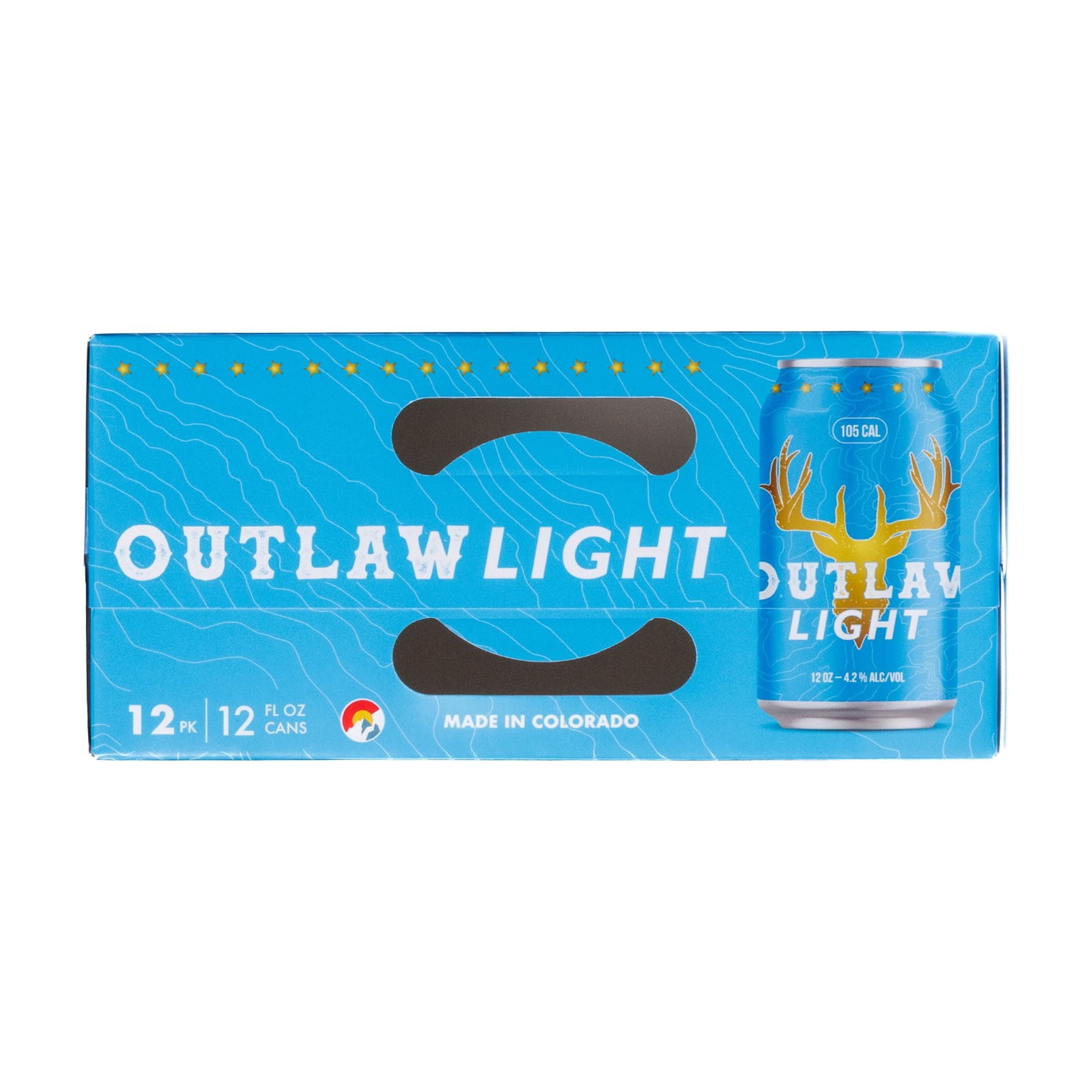 Outlaw Light Beer, 12 Pack, 12 fl oz Cans