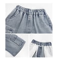 thumbnail image 4 of JLMSPLWG Tween Boy Cargo Denim Shorts with Multi Pockets Boys Baggy Jeans Shorts Teen Boy Loose Summer Casual Short Jeans Toddler Y2K Trendy Short Jean Kids Clothes, 4 of 6