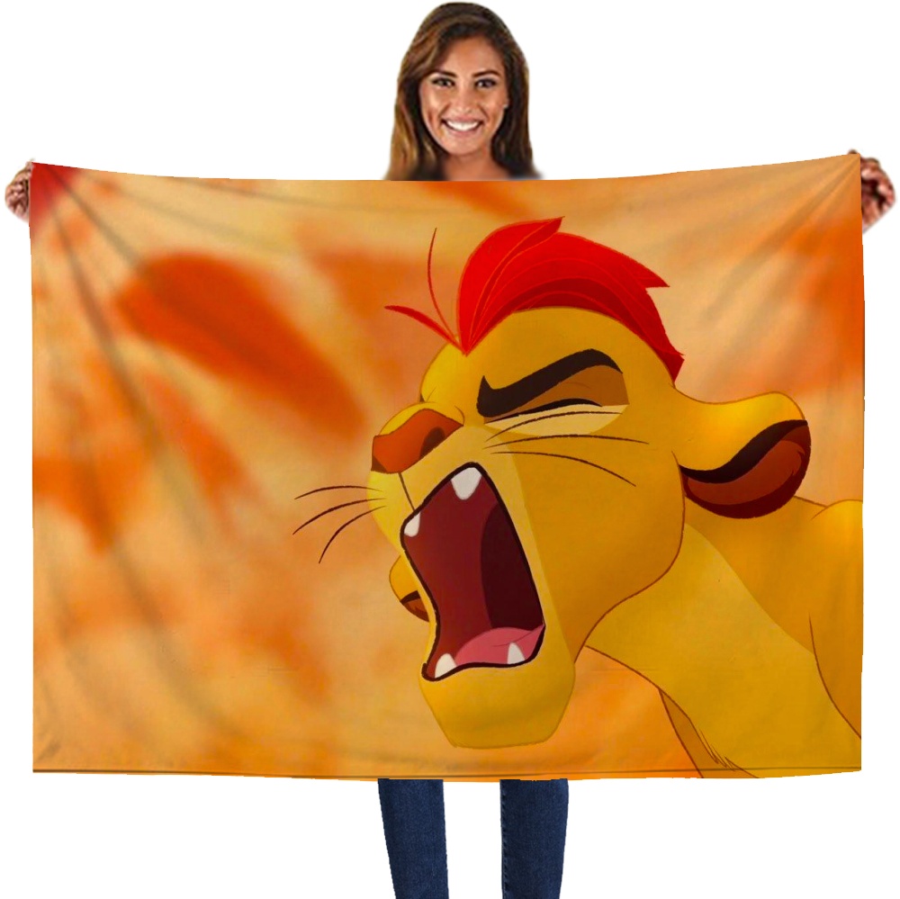 Lion King Throw Blanket, Funny Blanket Bedding Super Soft for Women