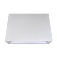 thumbnail image 2 of Aspen Creative 32028 Abat-Jour de Construction d'Araignée de Forme Rectangle de Transition en Blanc, 16" de Large, Haut: (8 "+ 14") Bas: (10 + 16") x Hauteur: 10 ", 2 of 5
