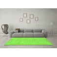 thumbnail image 3 of Ahgly Company Indoor Rectangle Solid Green Modern Area Rugs, 2' x 5', 3 of 4