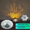 thumbnail image 4 of Waitmin LED Solar Lights, Crackle Glass Lotus Decoration, Waterproof Metal Flower for Patio, Lawn, Pathway, 4 of 8