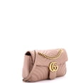 thumbnail image 2 of Pre-Owned GG Marmont Flap Bag Matelasse Leather Medium By Rebag, 2 of 8