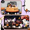 thumbnail image 7 of Halloween Mini Resin Ghost Figurines with Hat, Tiny Resin Miniature Ghost Figurines Bulk Small Garden Toys to Hide for DIY Garden Landscape Dollhouse Decor Party Favors Bag Fillers, 1 Set/6 Pcs, 7 of 7