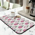 thumbnail image 2 of 2pcs Kawaii Pitaya Pattern Coffee Bar Mats - Multi-Purpose Absorbent Drying Mat with Non-Slip Base for Coffee Machine, Dishes & Pet Bowls (Cute Dragon Fruit Art Print, 4-Layer Eco-Friendly), 2 of 6