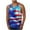 R1-Blue Shirts, variant on Big and Tall Men's Patriotic Tank Tops USA Flag Print 250th Anniversary Sleeveless Shirts Red White and Blue 4th of July Graphic Tees for Workout & Summer M-6XL